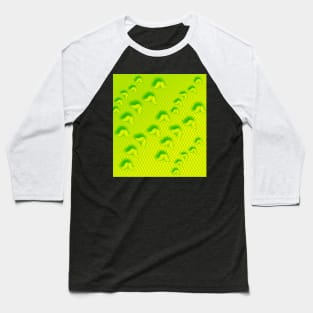 Camouflaged butterflies in green Baseball T-Shirt